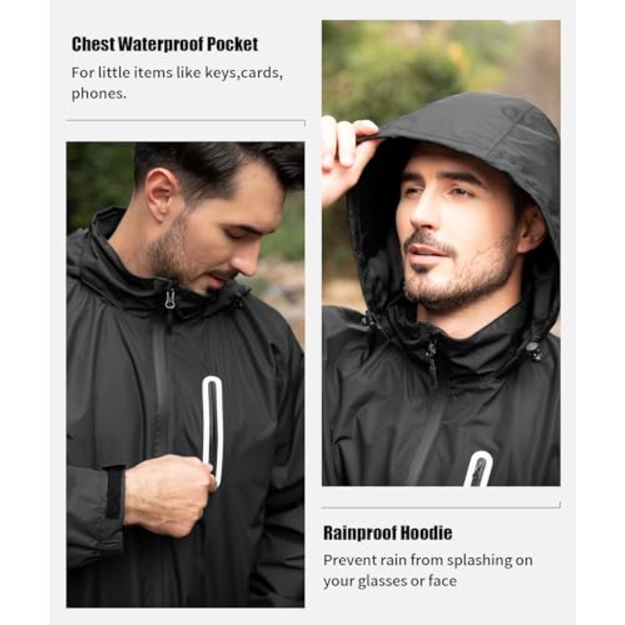 Men's Waterproof Golf Rain Sui - Fishing Rain Suit reseña y precio