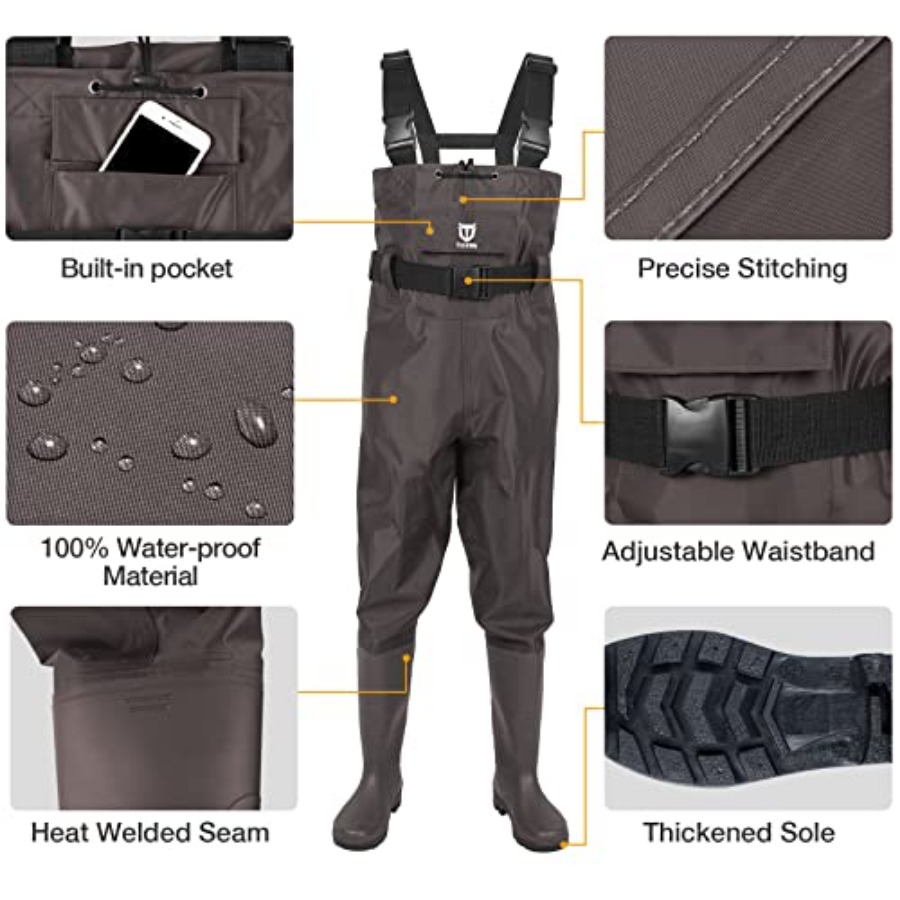 Bootfoot Chest Wader, 2-Ply Ny - Fishing Waders reseña y precio