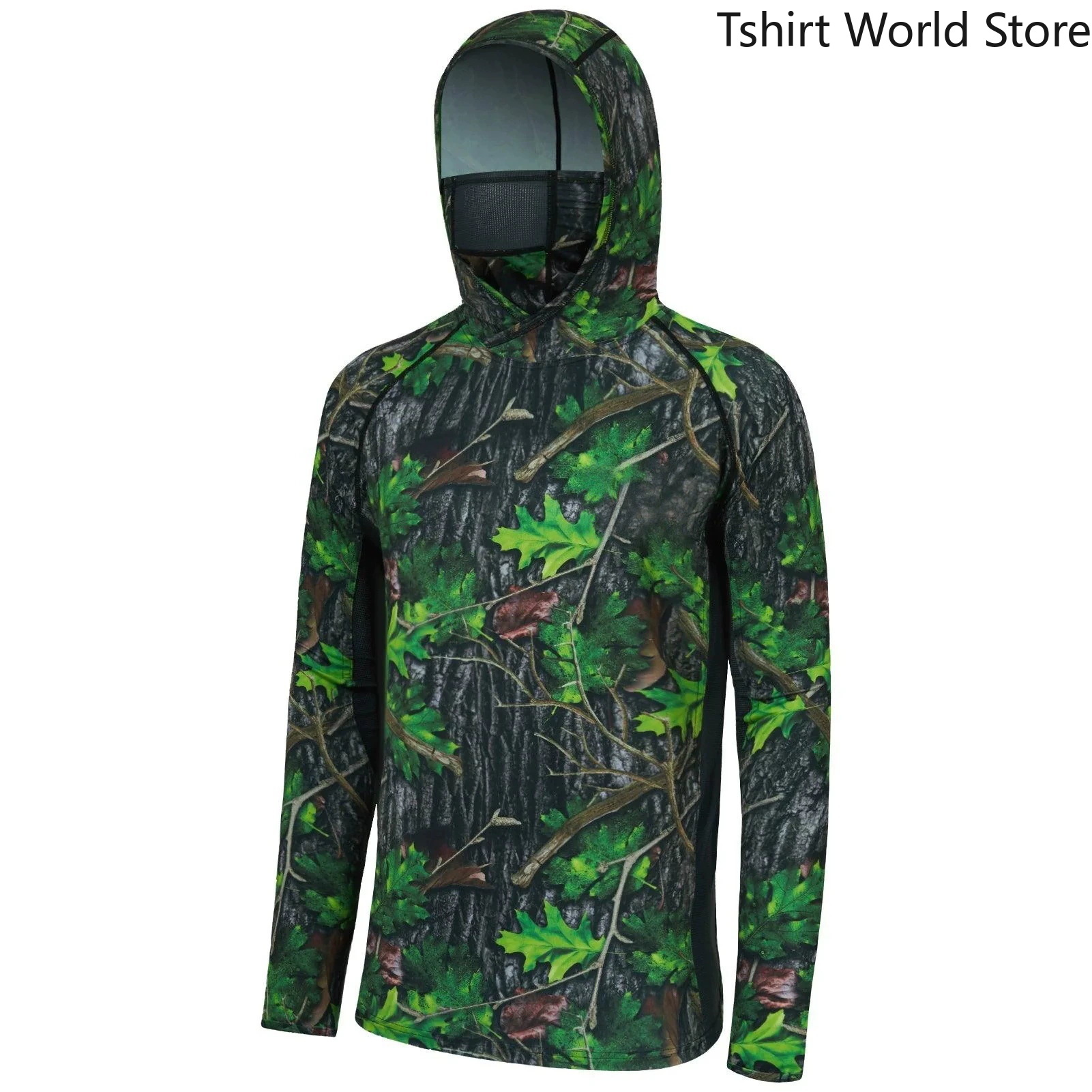 Men Camouflage Ice Silk Fishin - Fishing Shirt Uv Protection reseña y precio