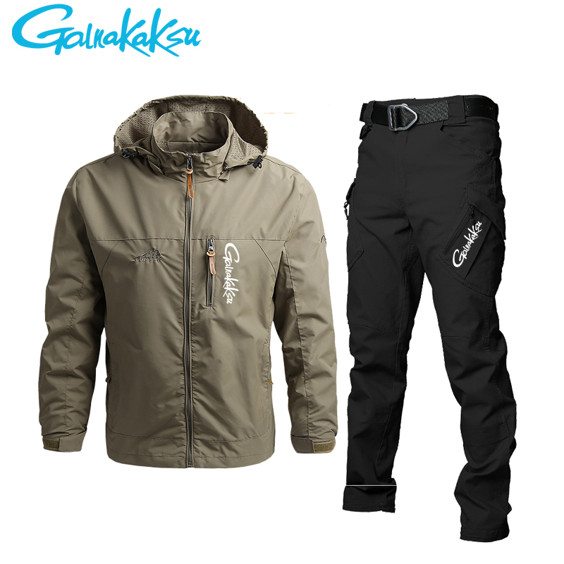 Men's Waterproof Hooded Jacket - Fishing Pants Waterproof reseña y precio