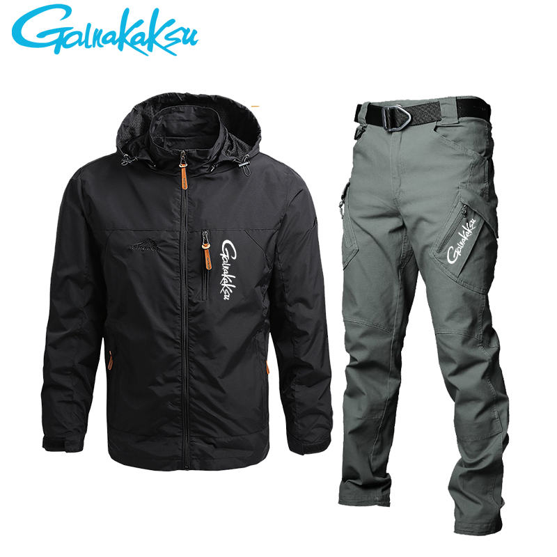 Men's Waterproof Hooded Jacket - Fishing Pants Waterproof reseña y precio