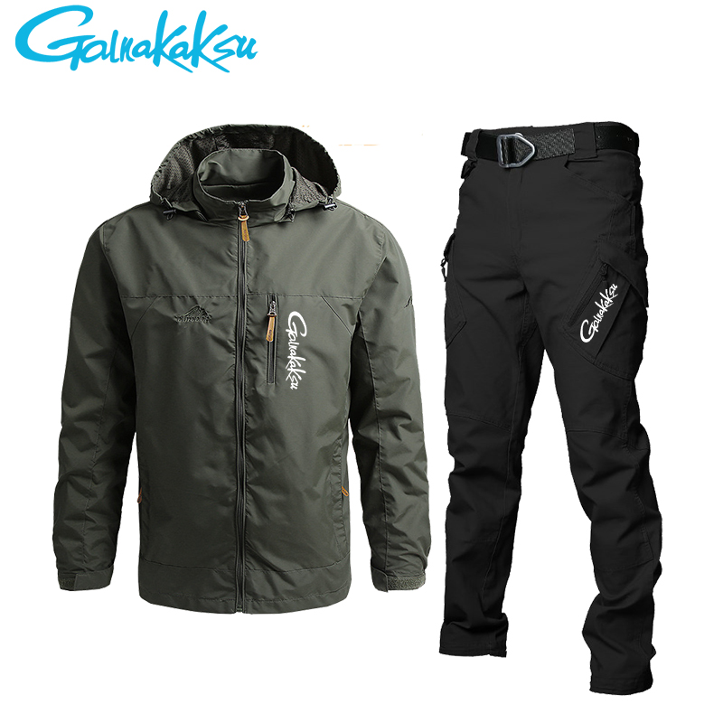 Men's Waterproof Hooded Jacket - Fishing Pants Waterproof reseña y precio