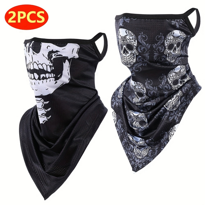 2-Pack, Men's Gothic Mask and  - Fishing Mask Sun Protection reseña y precio