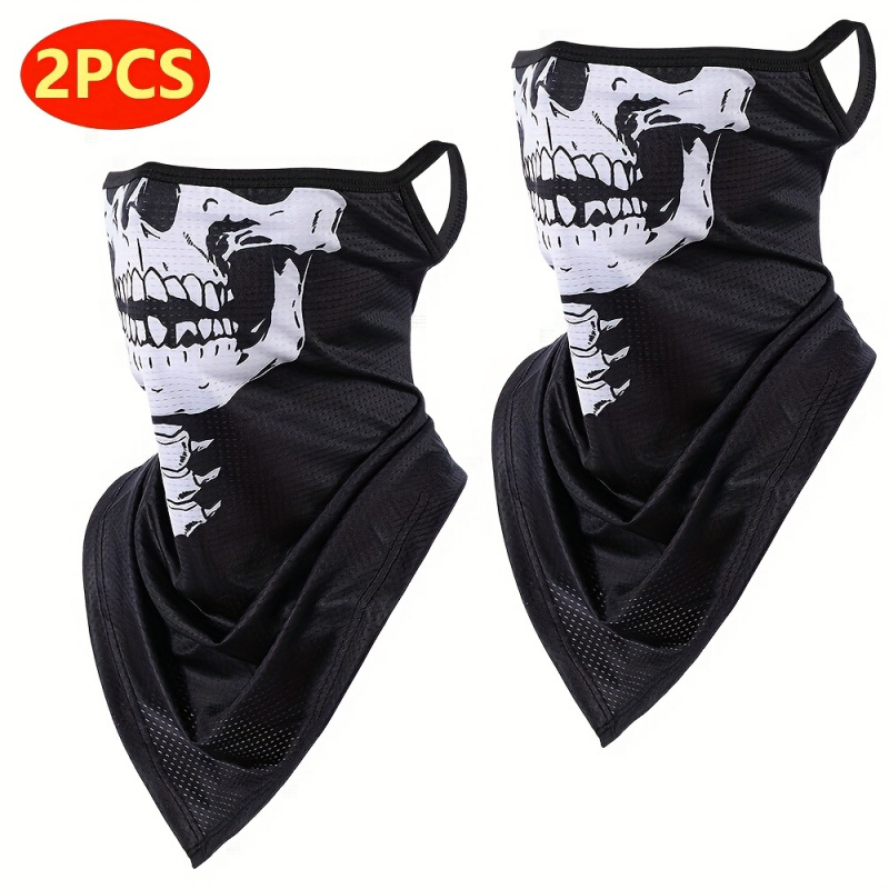 2-Pack, Men's Gothic Mask and  - Fishing Mask Sun Protection reseña y precio