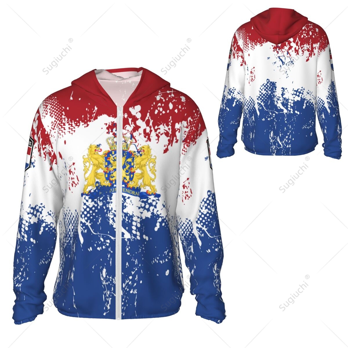 Netherlands Flag Sun Protectio - Fishing Hoodie reseña y precio