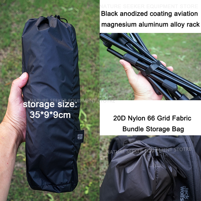 650g Ultralight Folding Campin - Fishing Backpack reseña y precio