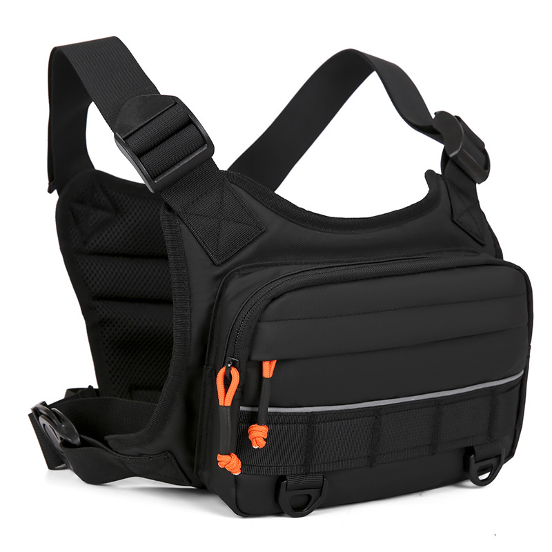 Front Chest Bag Camping Vest B - Fishing Backpack reseña y precio