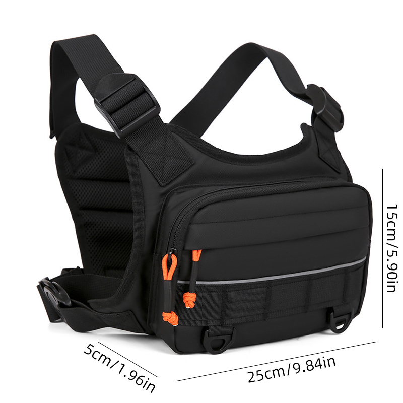 Front Chest Bag Camping Vest B - Fishing Backpack reseña y precio