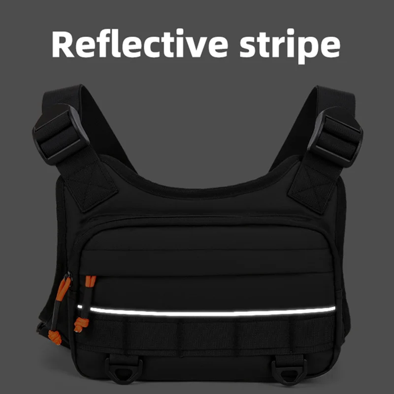Front Chest Bag Camping Vest B - Fishing Backpack reseña y precio