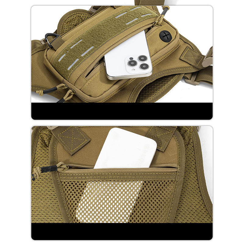 Tactical Front Chest Rig Bag V - Fishing Backpack reseña y precio