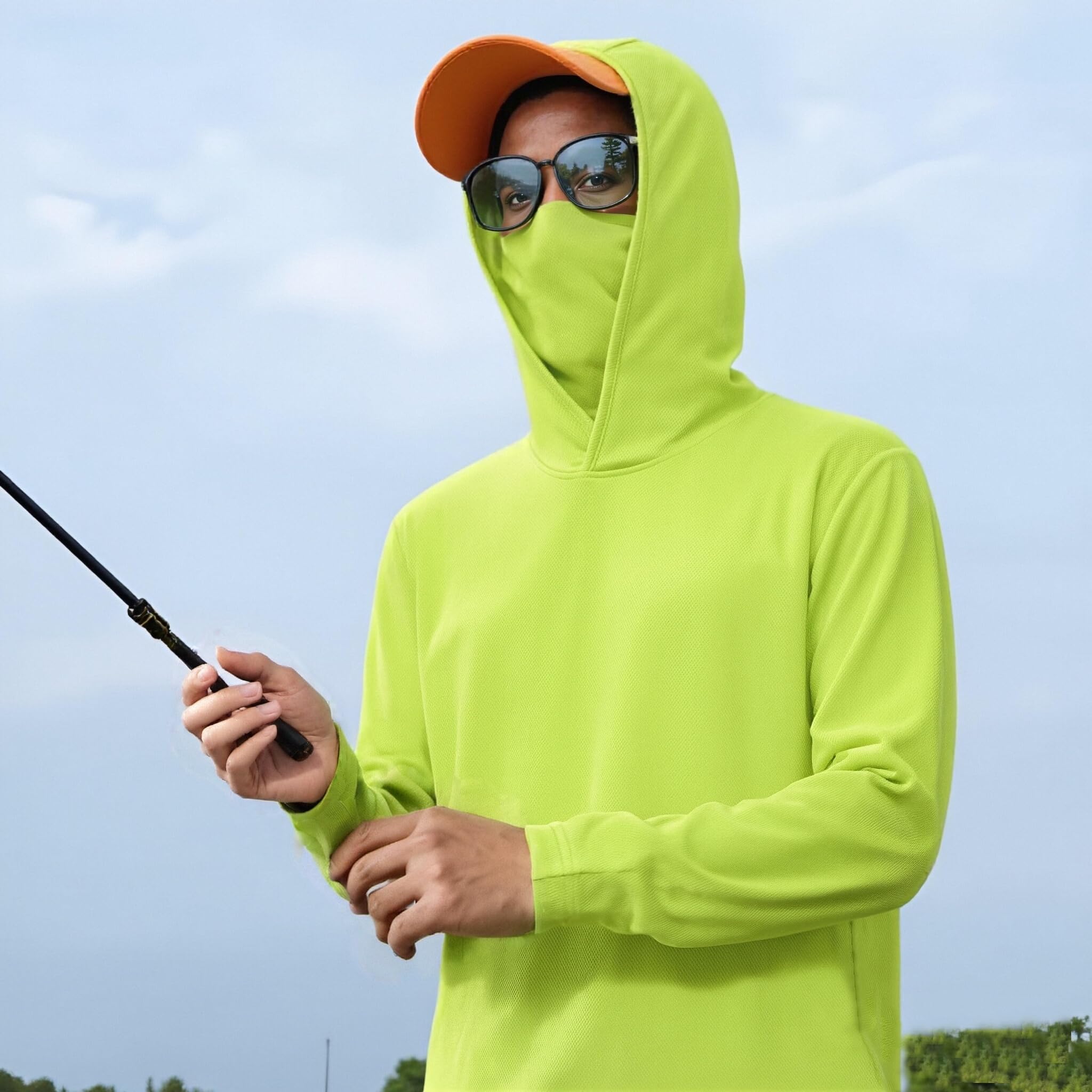 4 Pack Men's Running Hoodie wi - Fishing Hoodie reseña y precio