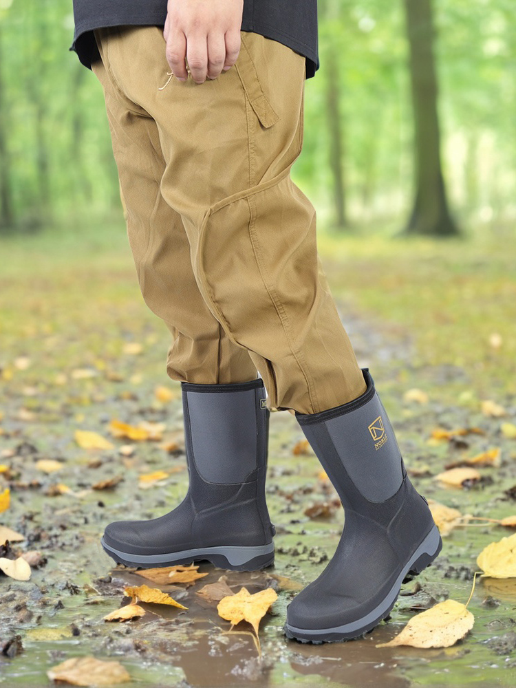 Men's Mid-Calf Waterproof Rain - Fishing Boots reseña y precio