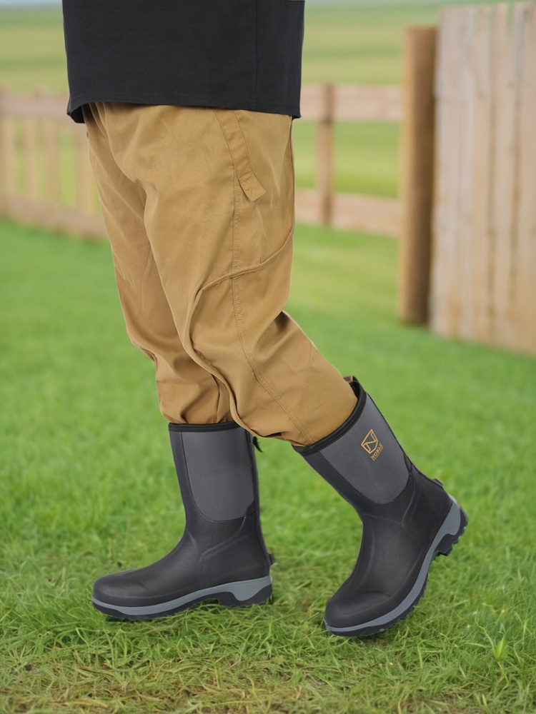 Men's Mid-Calf Waterproof Rain - Fishing Boots reseña y precio