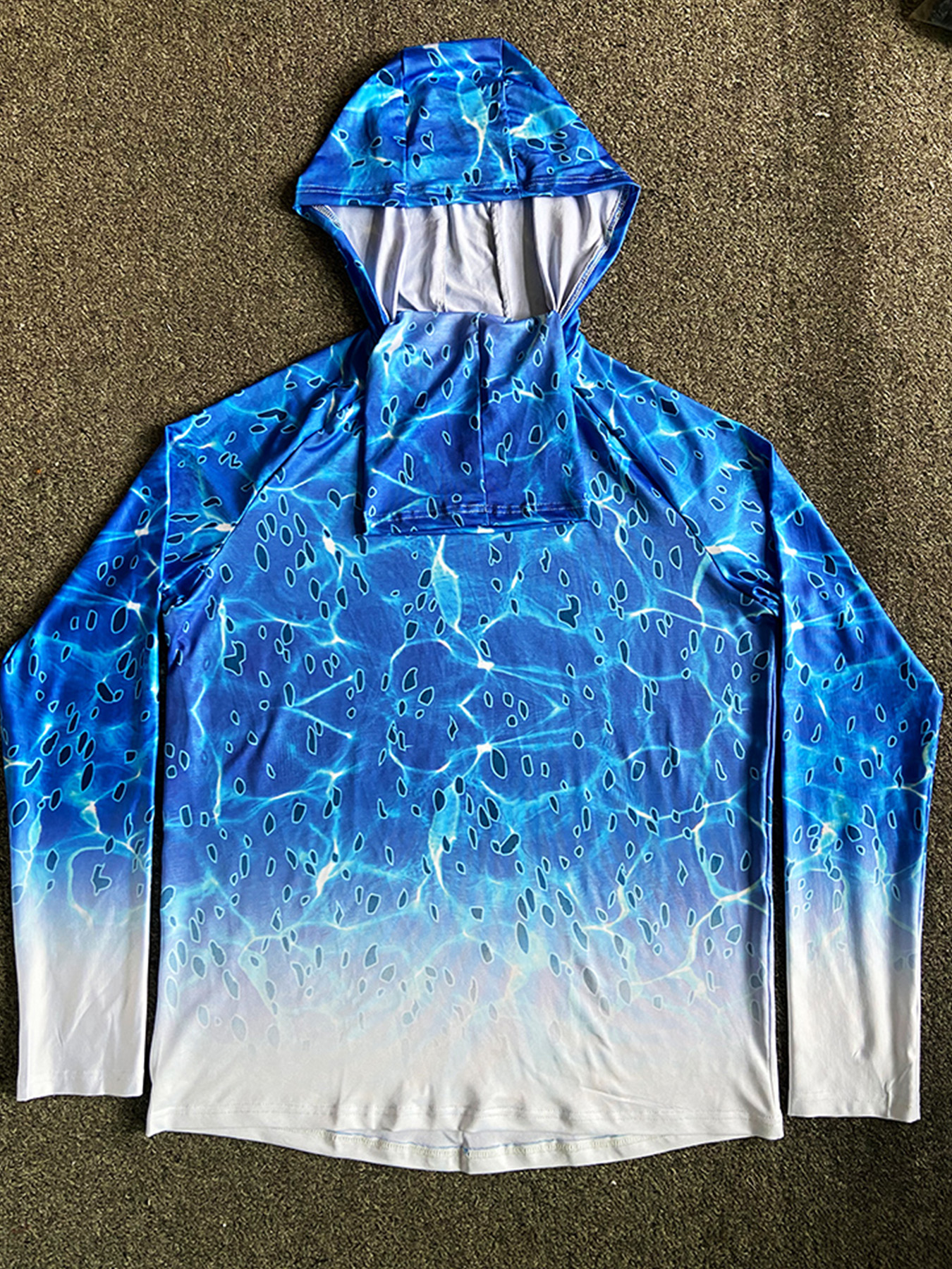 UPF50+ Men's Fishing Hoodie Wi - Fishing Mask Sun Protection reseña y precio