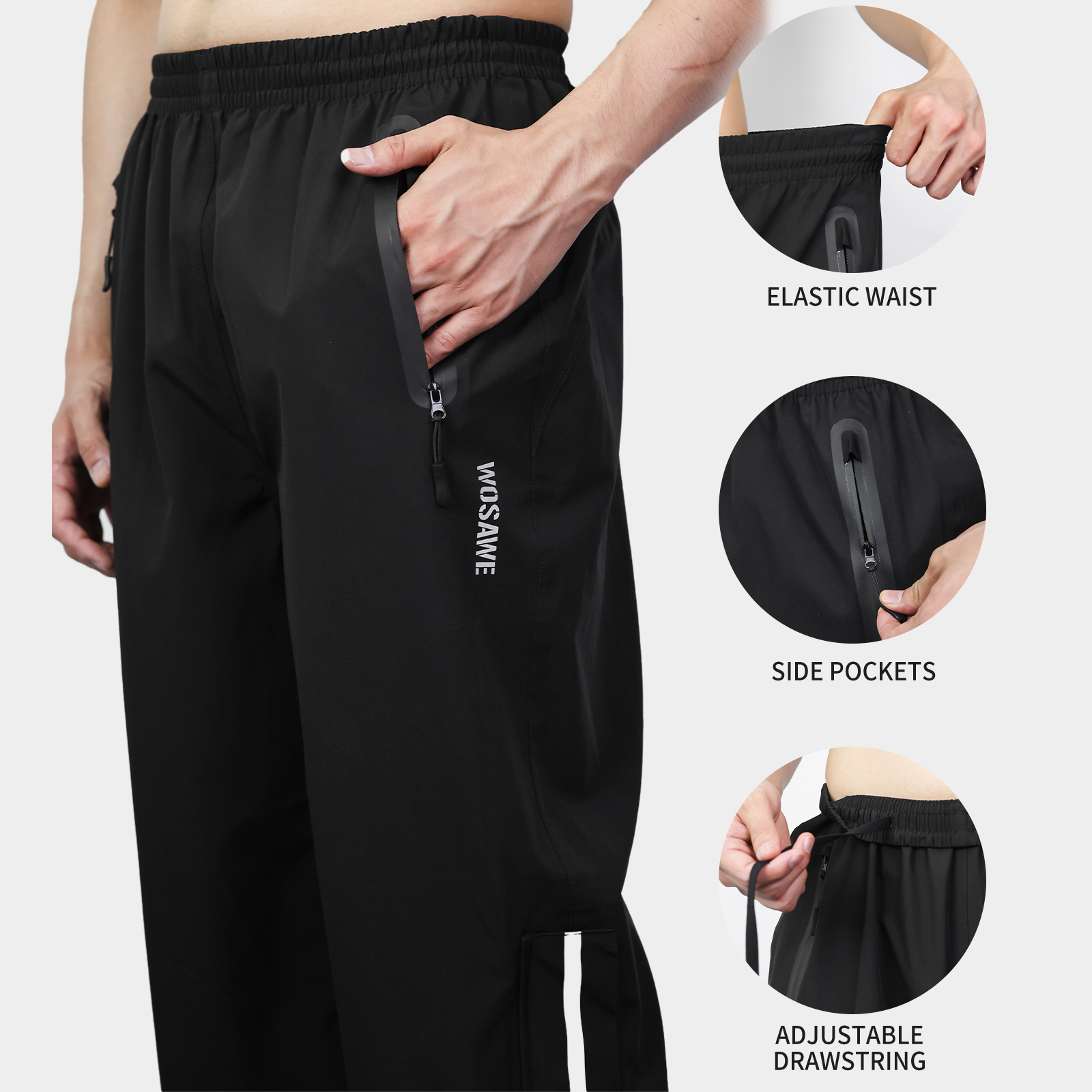 WOSAWE Rain Pants Windproof Me - Fishing Pants Waterproof reseña y precio