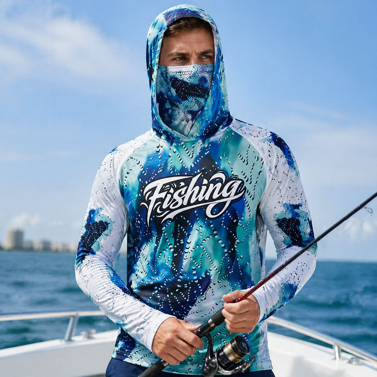 Fishing Hood Riding Tops Wear  - Fishing Hoodie reseña y precio