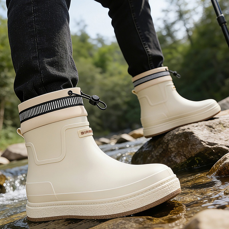 Men Rain Shoes Outdoor Waterpr - Fishing Boots reseña y precio