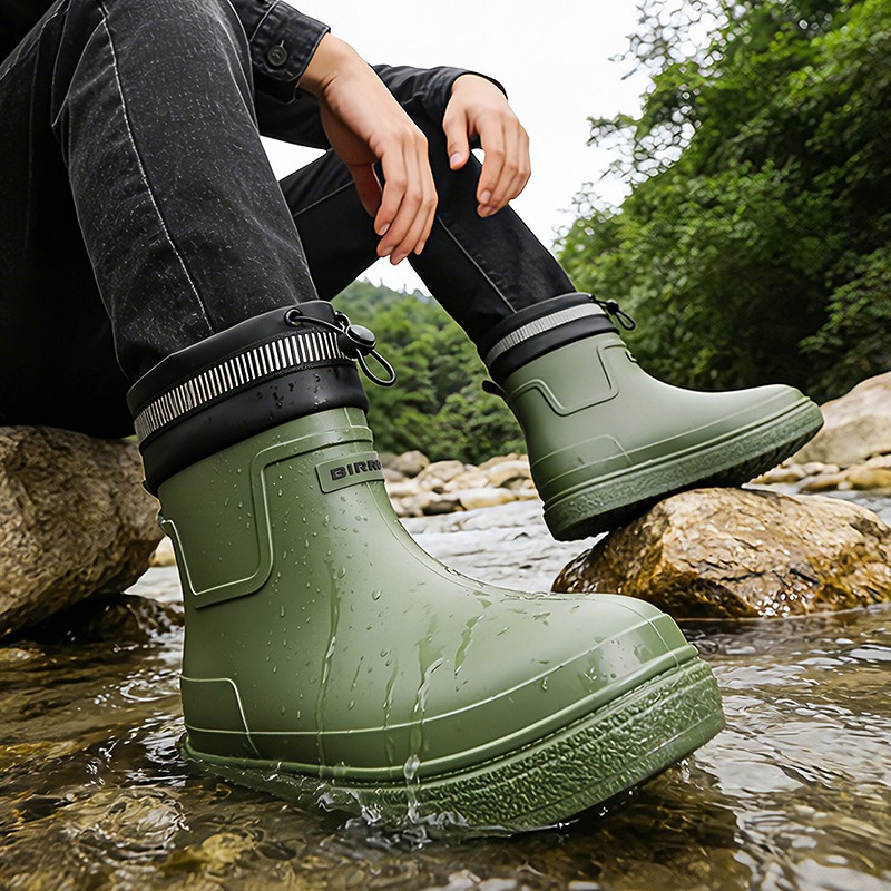 Men Rain Shoes Outdoor Waterpr - Fishing Boots reseña y precio