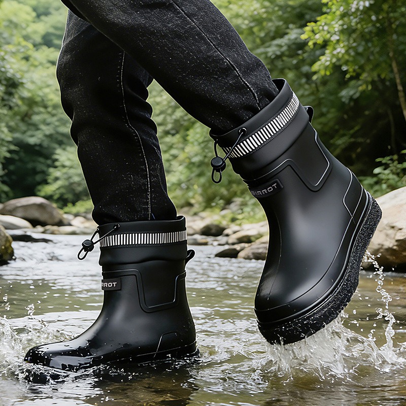 Men Rain Shoes Outdoor Waterpr - Fishing Boots reseña y precio
