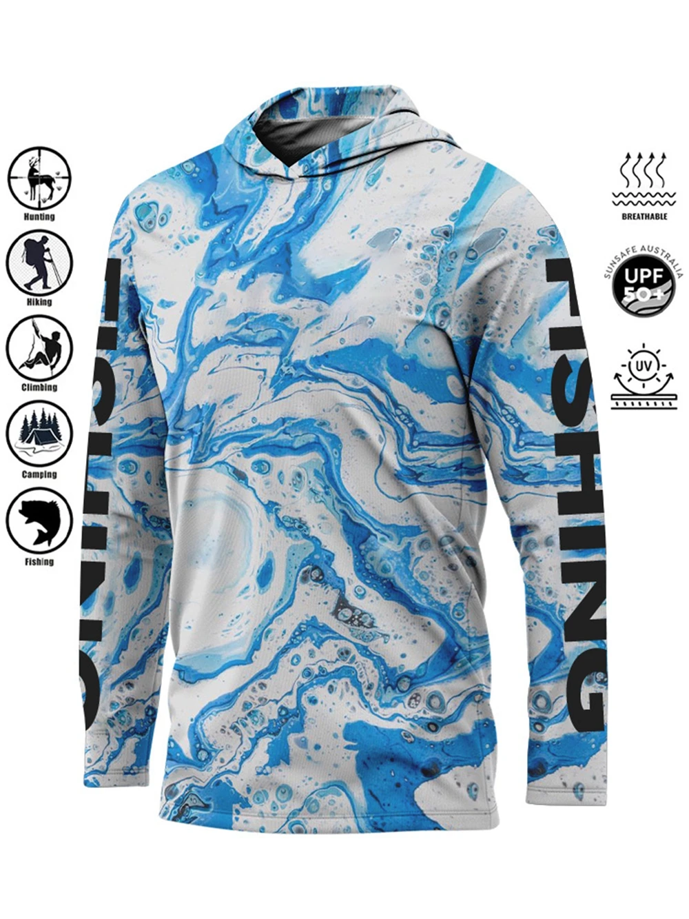 Fishing Shirt Hoodie,UPF 50+ U - Fishing Shirt Uv Protection reseña y precio